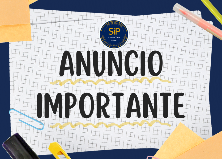 Horario de salida en últimas semanas de clases.